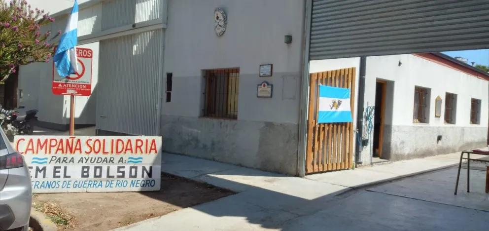Las donaciones se reciben en el Museo de Bomberos, todo el fin de semana y hasta el martes. Foto (Bomberos).