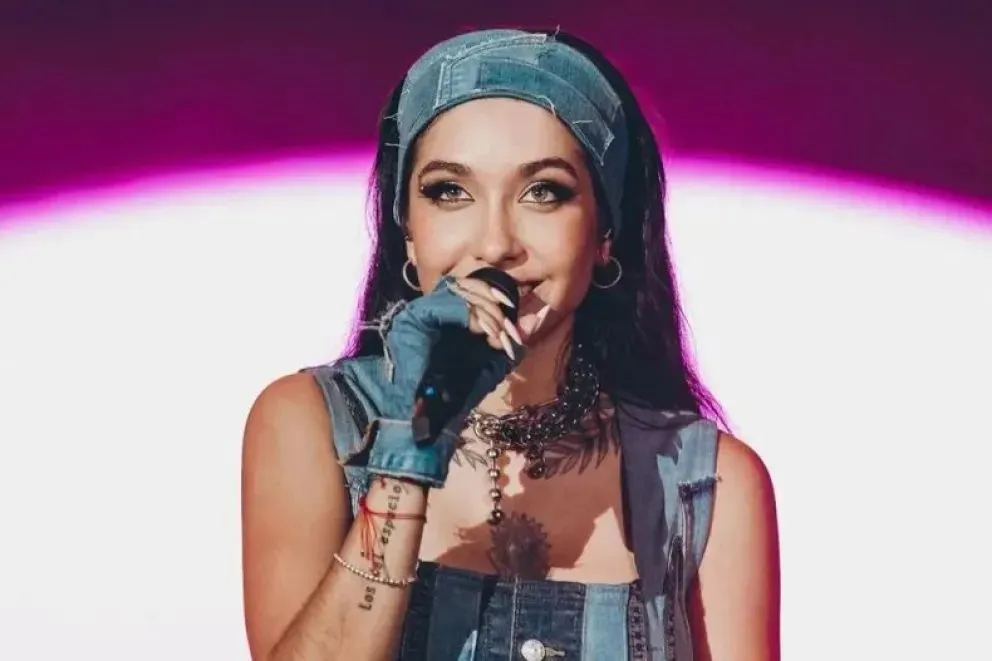 La joven cantará con el público neuquino hasta la madrugada.