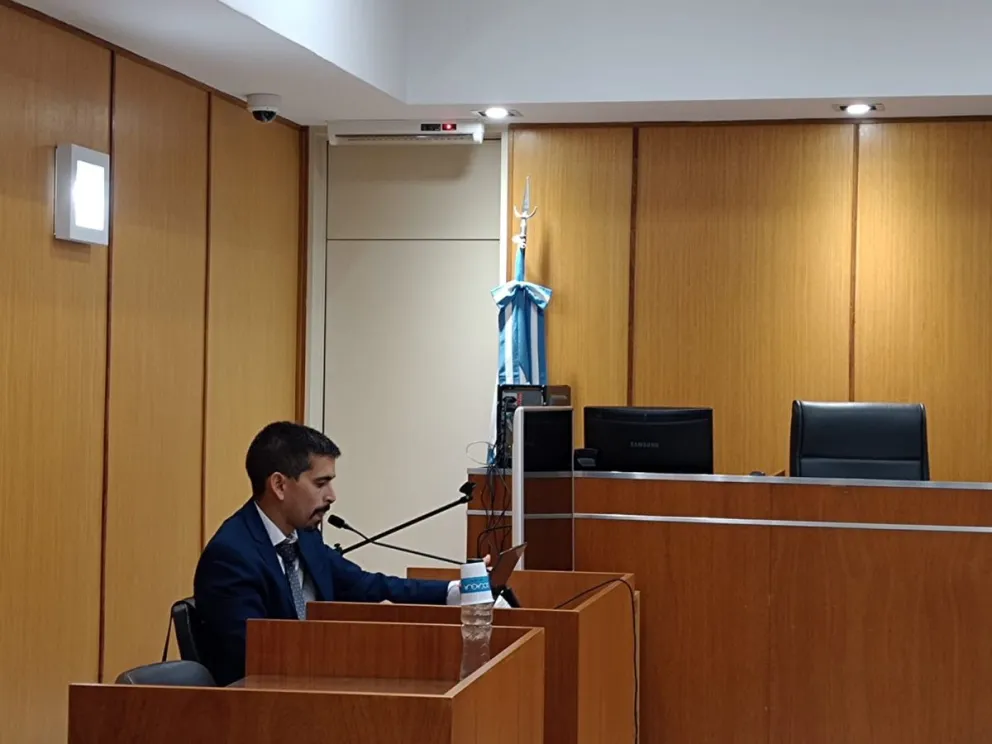 El fiscal Britos Rubiolo requirió 4 meses de preventiva para Aroca. Foto (ANR).