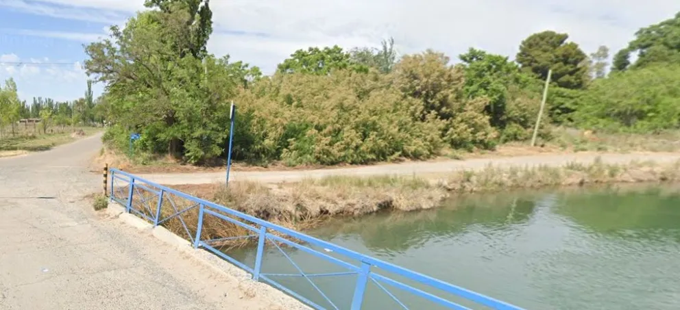 En ese sector del canal fue encontrado el pie. Foto (Maps)