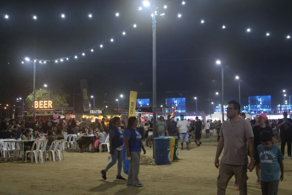 El nuevo predio es amplio y est&aacute; distribuido por sectores: comida, artesan&iacute;as, institucionales. Foto (Tania Domenicucci-ANR)