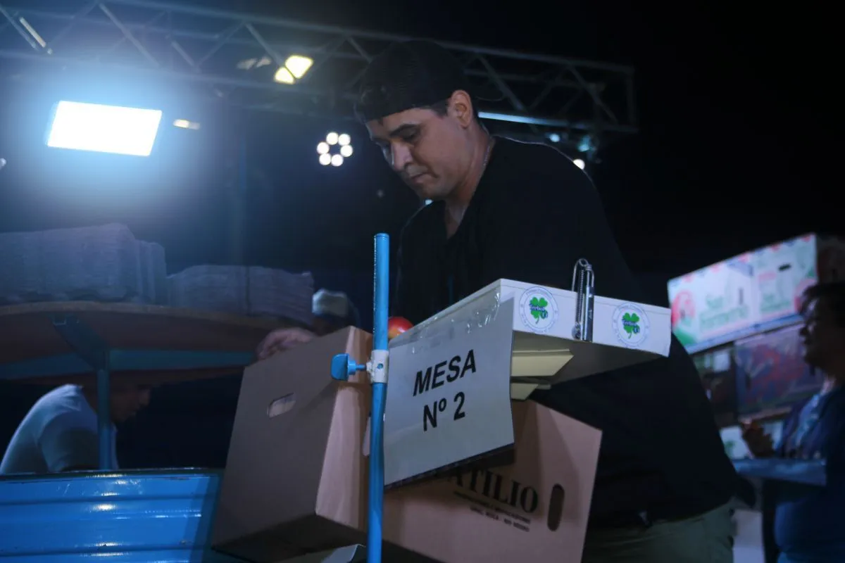 El concurso de embaladores es el gran atractivo para quienes trabajan en el sector. Foto (Tania Domenicucci-ANR).