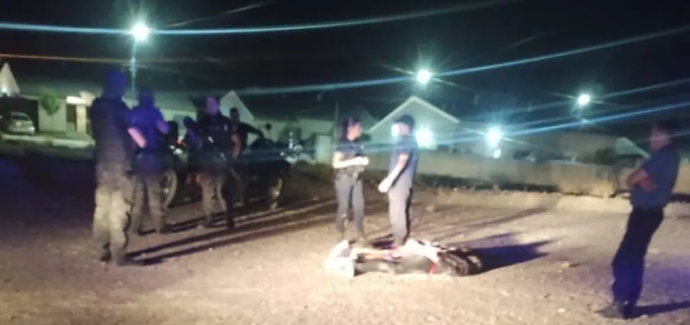 Los sujetos entraron a robar y una vecina los escuchó y llamó a la Policía. Foto (Policía de Río Negro).