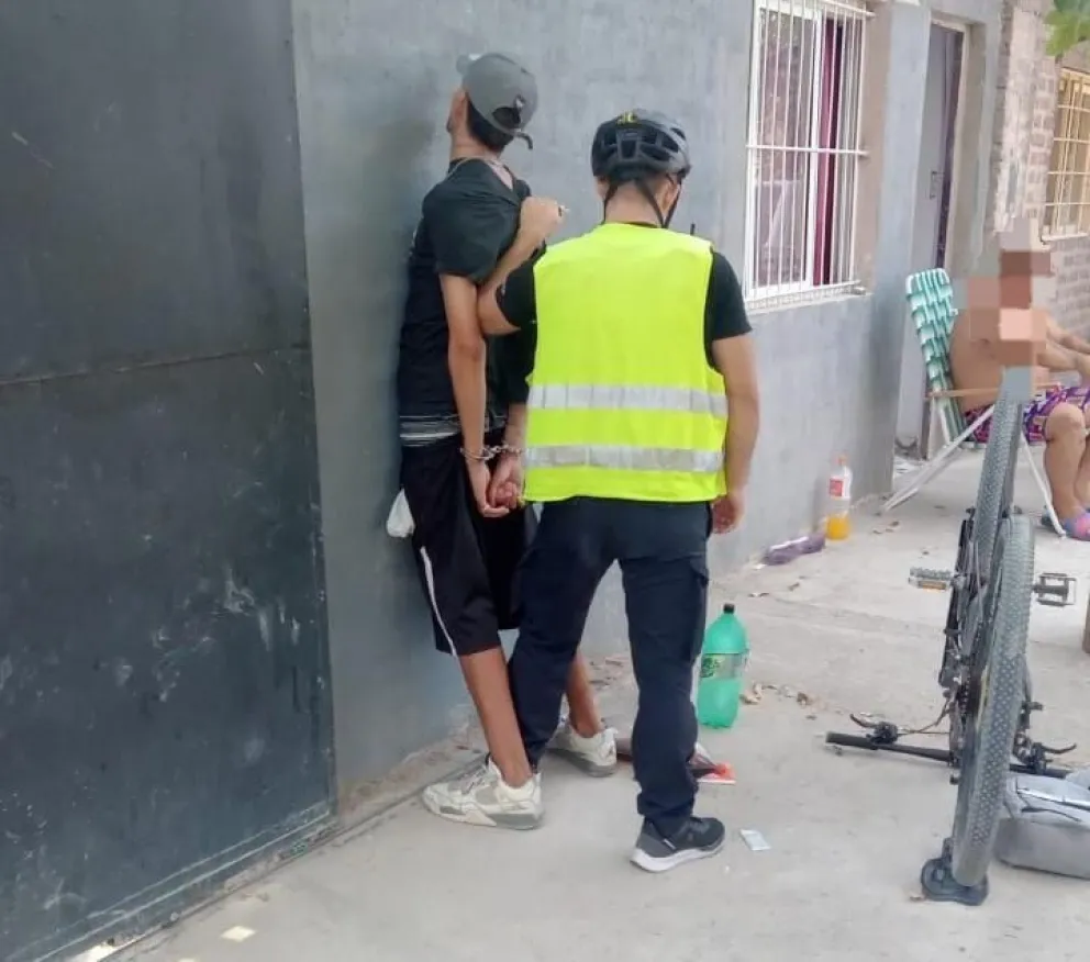 El ladrón fue capturado cuando escapaba hacia la zona norte. 