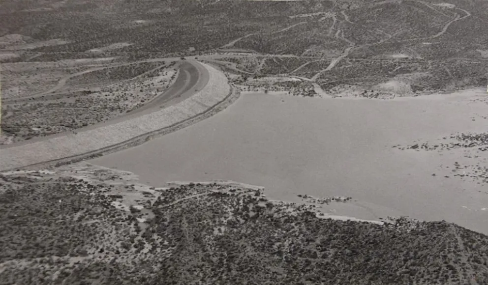 El sistema de defensas aluvionales de Roca. Foto (Grupo de Facebook Roca es de Todos Participa).