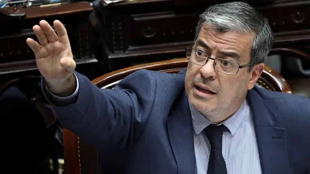 Germán Martínez, presidente del bloque de Unión por la Patria en Diputados. 