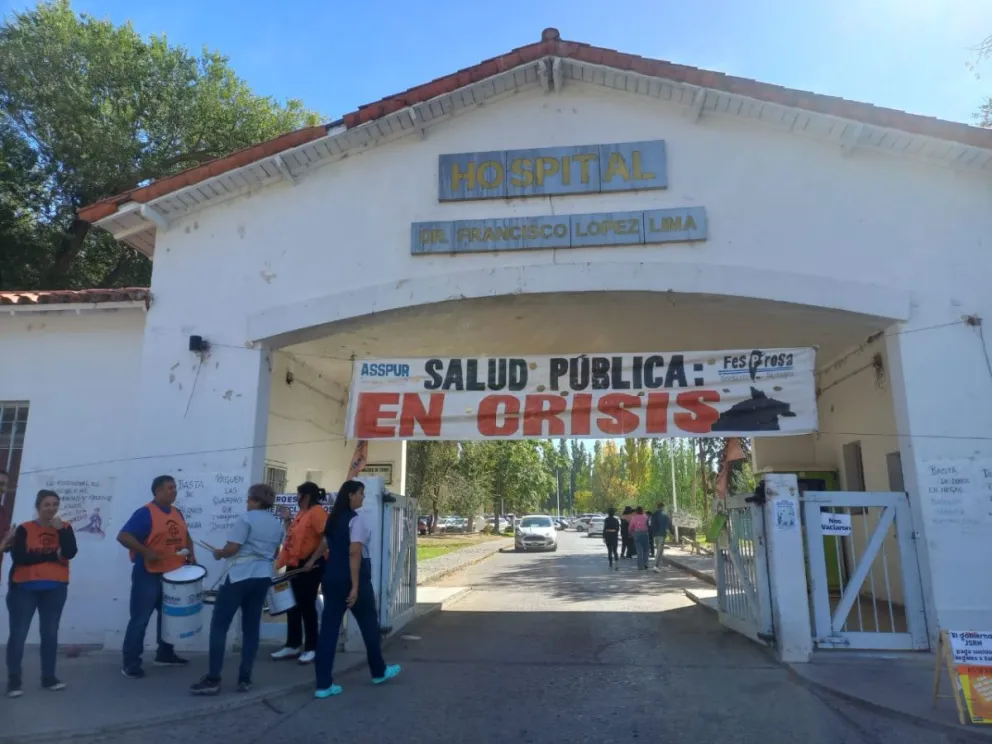 No hubo interrupciones en el ingreso al nosocomio.  Foto: (Tania Domenicucci- ANR)