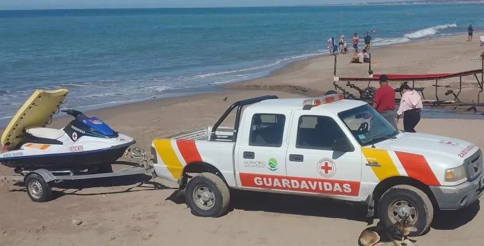 Los equipos de guardavidas intervinieron rápido y la mujer resulto ilesa. 