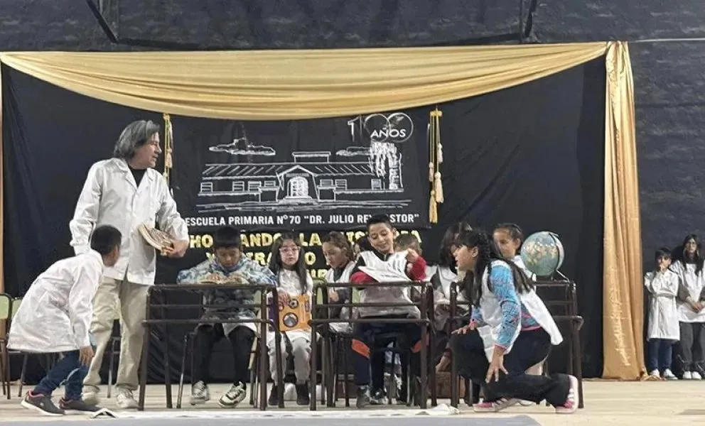 Uno de los momentos mas emotivos de los actos realizados el domingo 23 de marzo. 