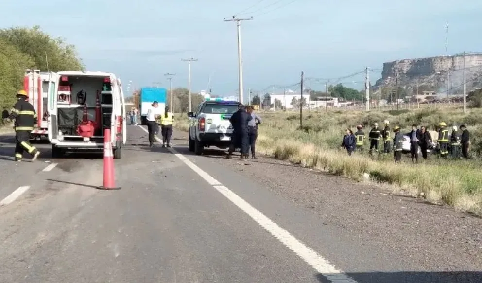 La víctima fatal era Braian Petean, de 25 años, oriundo de Chichinales, pero con domicilio en Villa Regina. Foto (LCR).