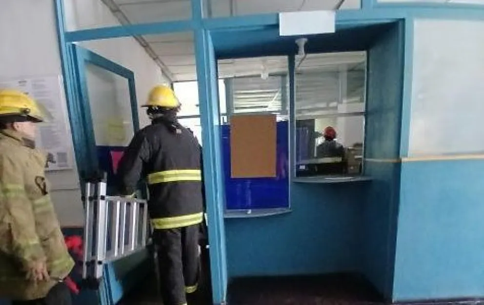 El incidente se registró en el área de la Secretaría Académica. Foto: (Gentileza)