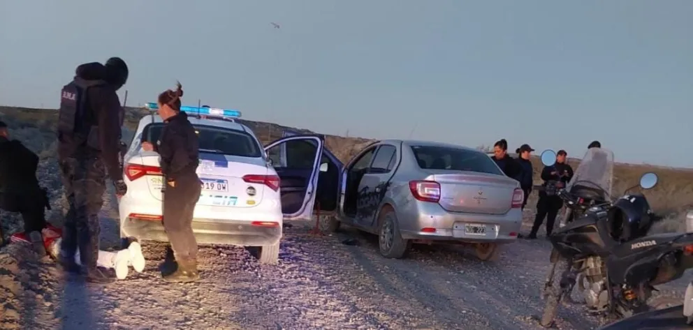 El joven emprendió una huida hacia la zona de bardas. (Foto gentileza)
