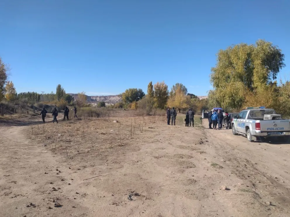 La búsqueda fue coordinada por efectivos dependientes de la Unidad Regional II. 