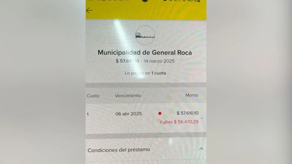 "El Municipio no ofrece créditos ni préstamos" dijeron desde Municipio. (Foto gentileza)