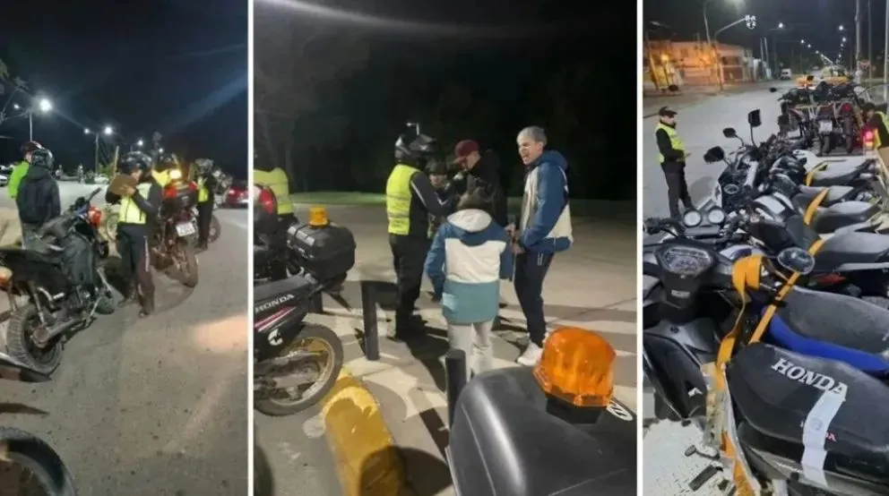 La mayoría de las infracciones fueron por escapes libres y falta de documentación. (Foto gentileza)