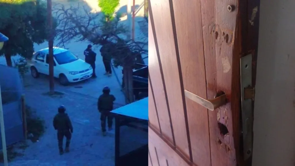 Mientras leían la orden judicial, se percataron de que habían ingresado a la vivienda equivocada. (Foto gentileza)