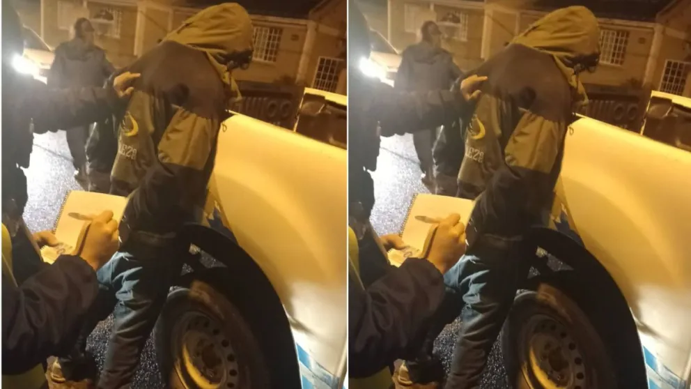 Un robo en un local comercial de la calle Jujuy, en Roca. (Foto gentileza)