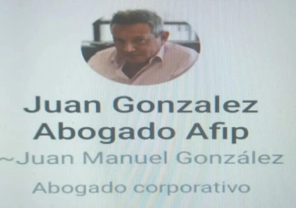Juan Manuel Gonz&aacute;lez, el abogado imputado. Foto (Gentileza).