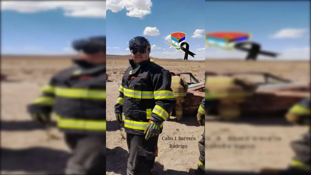 El hombre de 23 años se desempeñaba como primer cabo del Cuerpo de Bomberos de Cervantes.