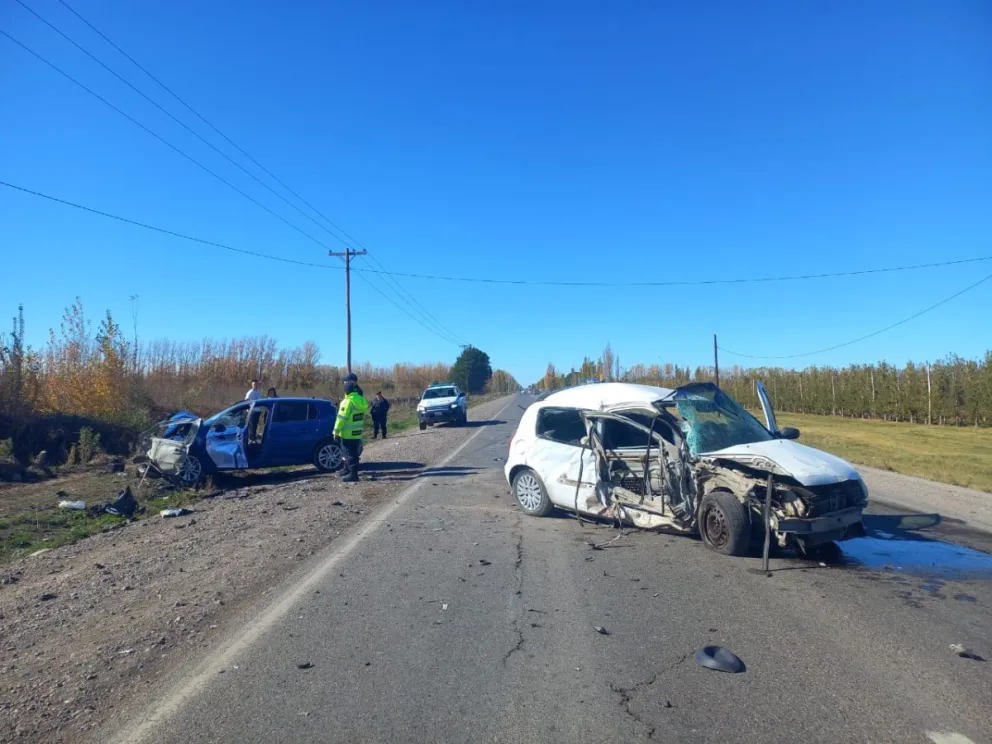 Ocurrió cerca de las 12:30 del mediodía del domingo. (Foto ANRoca- Tania Domenicucci)