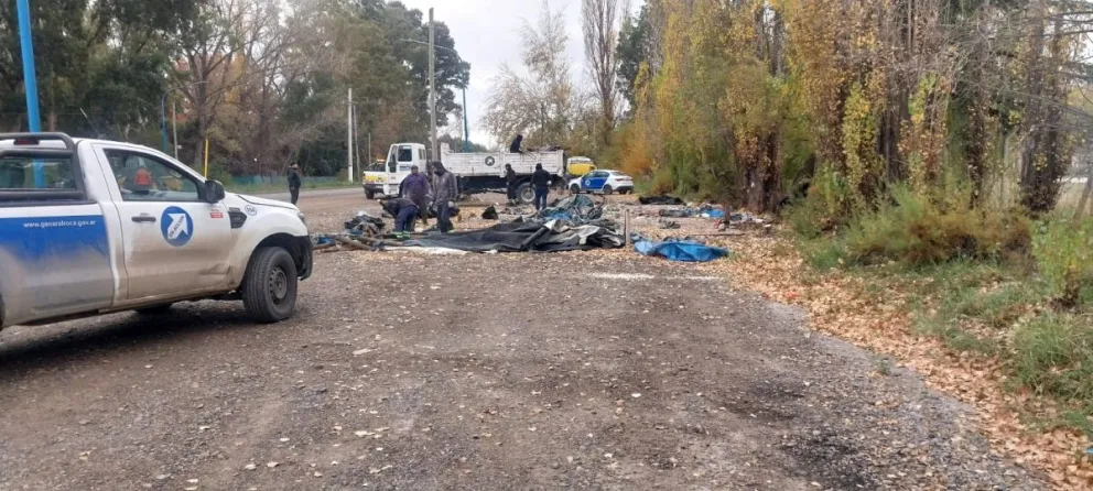 El operativo se realizó sobre ruta nacional 22. Foto: (Gentileza)