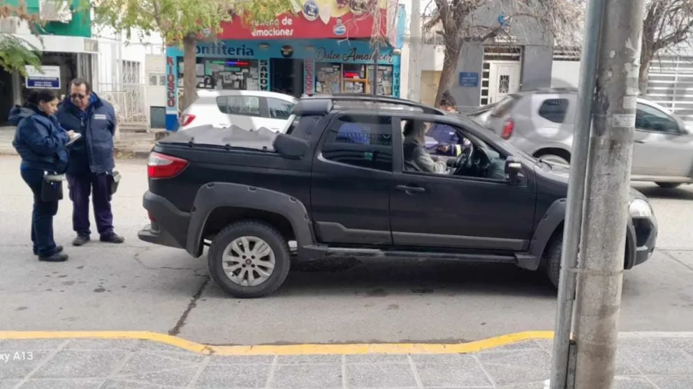 El operativo fue realizado cerca de las 11:30, en calle Buenos Aires. (Foto ANRoca)