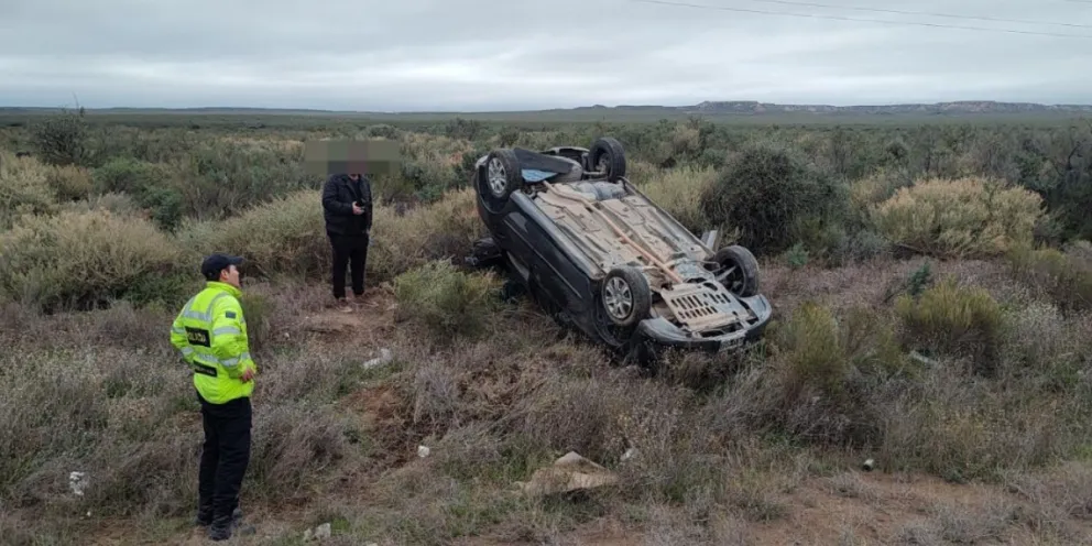 El conductor viajaba solo desde Roca a Choele Choel. (Foto gentileza)