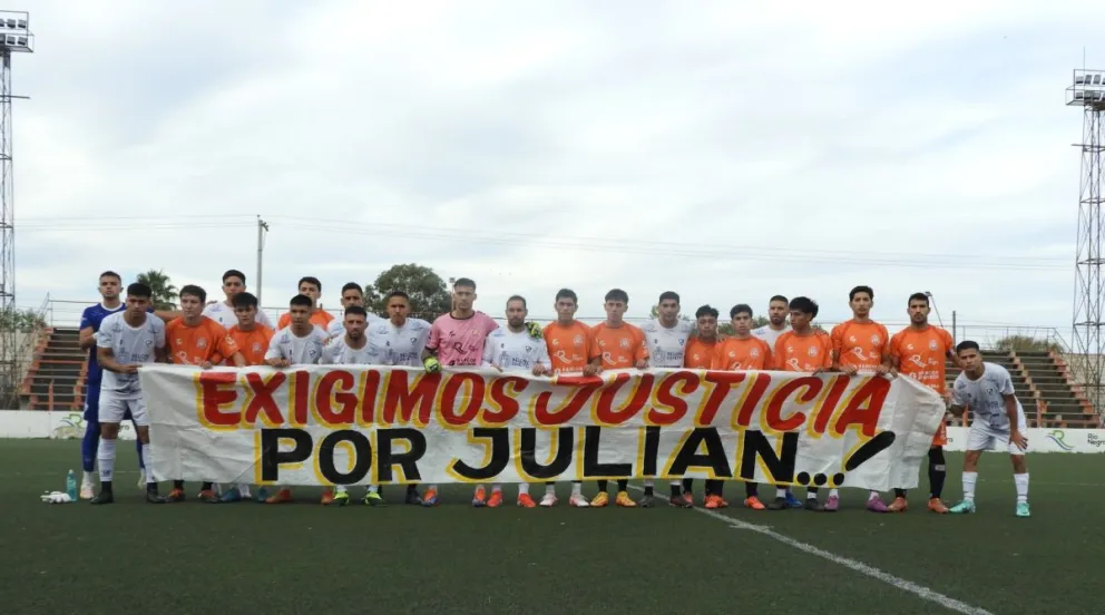 El Depo y el Albo, juntos para visibilizar el pedido de toda la sociedad roquense. Foto: (Club Deportivo Roca)