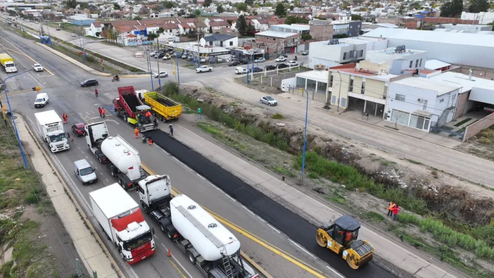 El municipio de Roca solicitó prioridad en las obras a terminar sobre ruta 22 en el acceso a Roca 