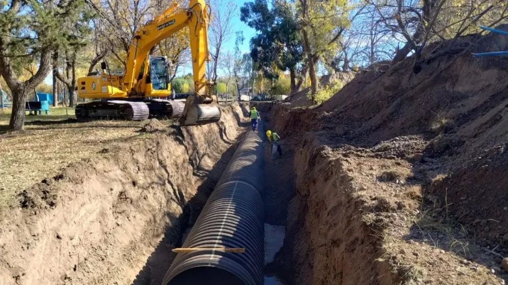 La provincia destinó más de $317 millones para adquirir 372 metros de cañería. (Foto gentileza)