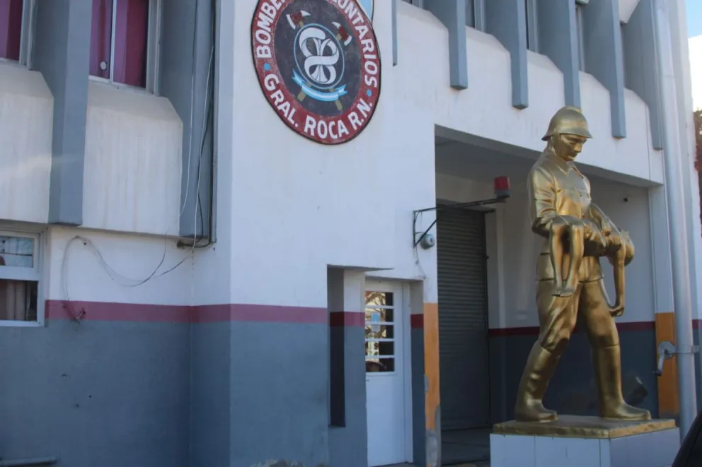 La sirena sonará en el cuartel central de Bomberos. Foto: Tania Domenicucci 