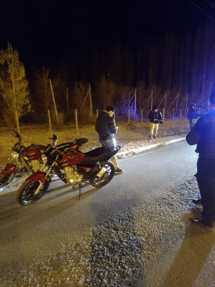 Una denuncia alertó sobre la realización de picadas en moto y se montó un operativo entre Policía y Municipio. Foto (Gentileza).