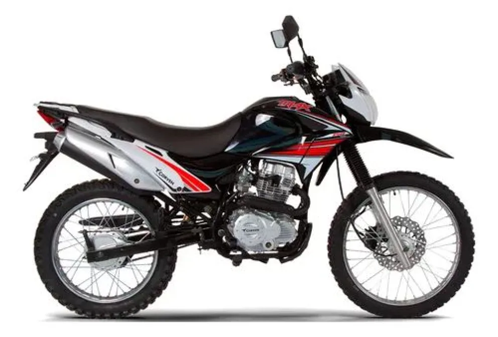 La moto buscada es idéntica a la de la imagen. 