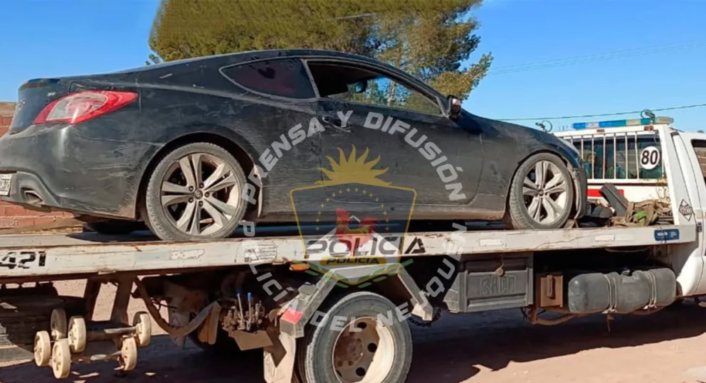 El vehículo fue recuperado por la Policía de Neuquén. 
