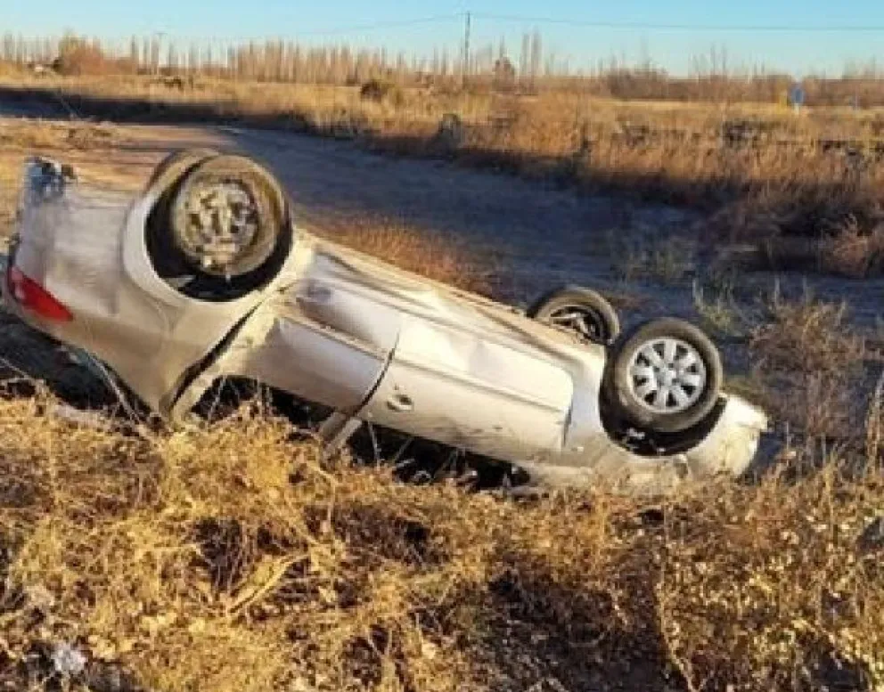 No se registraron otros autos involucrados en el accidente. Fotos gentileza.