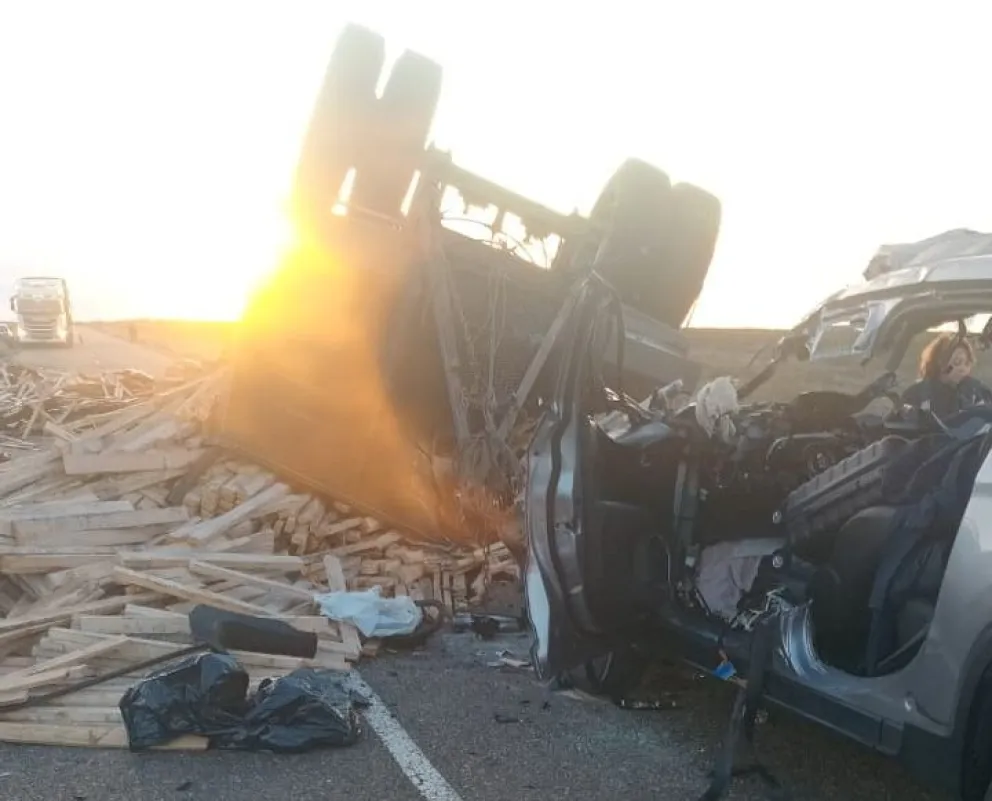 El comerciante que murió tras el fuerte choque contra un camión, se había radicado en Cipolletti hace tres años . Foto (gentileza)