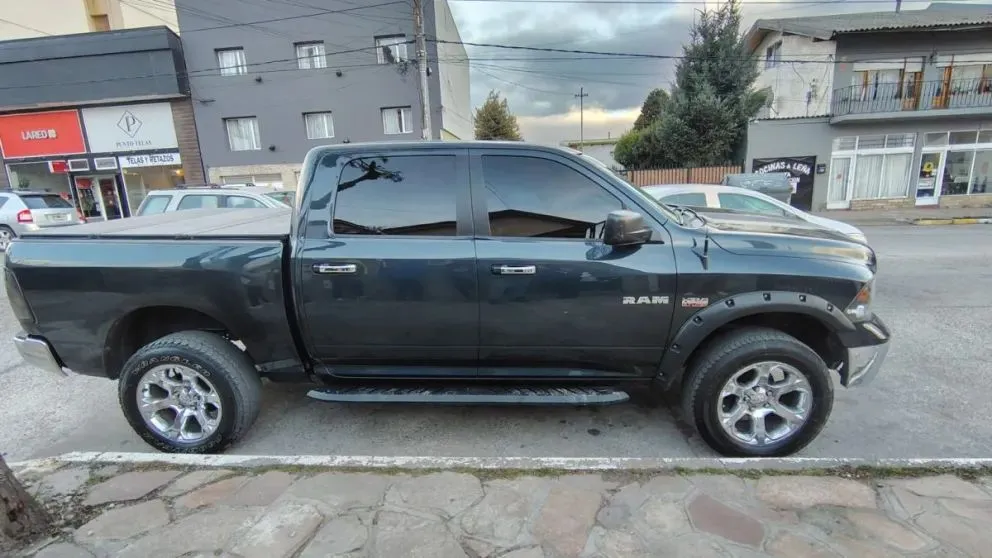 Uno de los rodados secuestrados en el operativo.