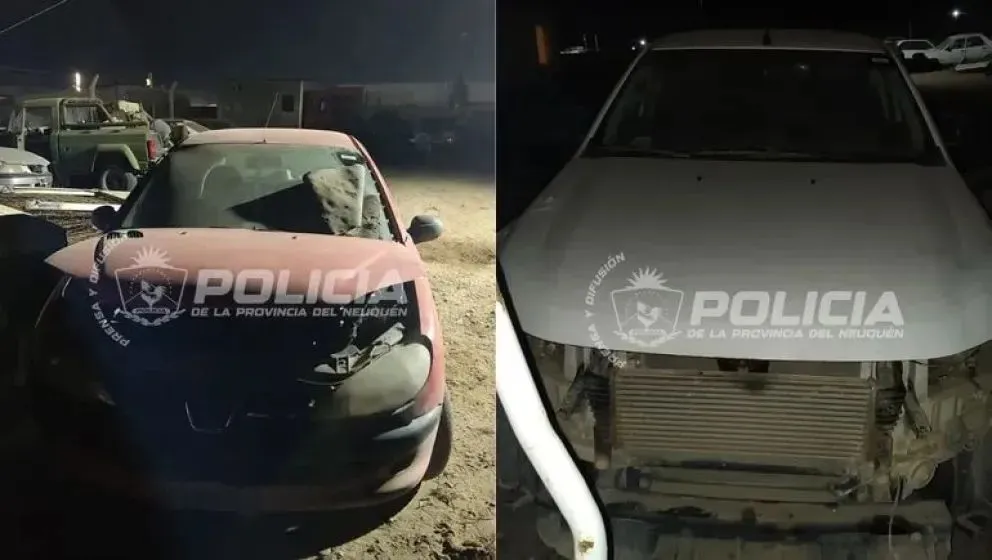 La policía secuestró unos 10 vehículos durante el operativo.