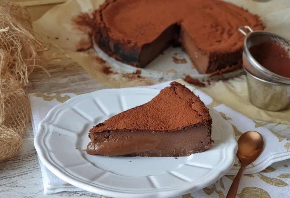 Torta de chocolate sin harina.