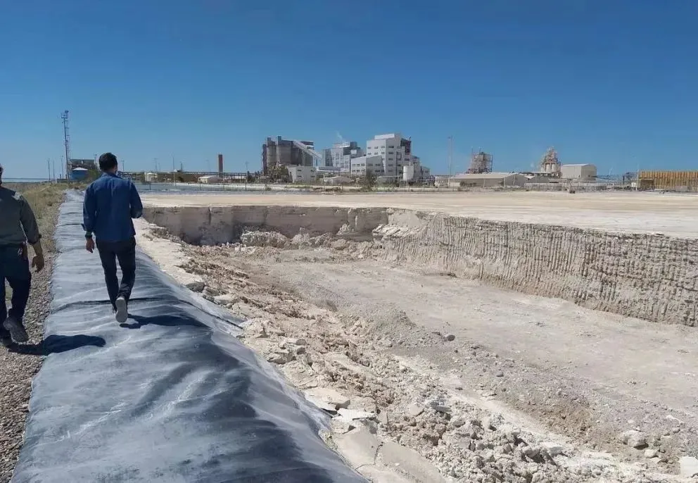 Alcalis de la Patagonia (Alpat), operadora de la planta de carbonato de sodio ubicada en San Antonio Oeste. Foto: archivo.