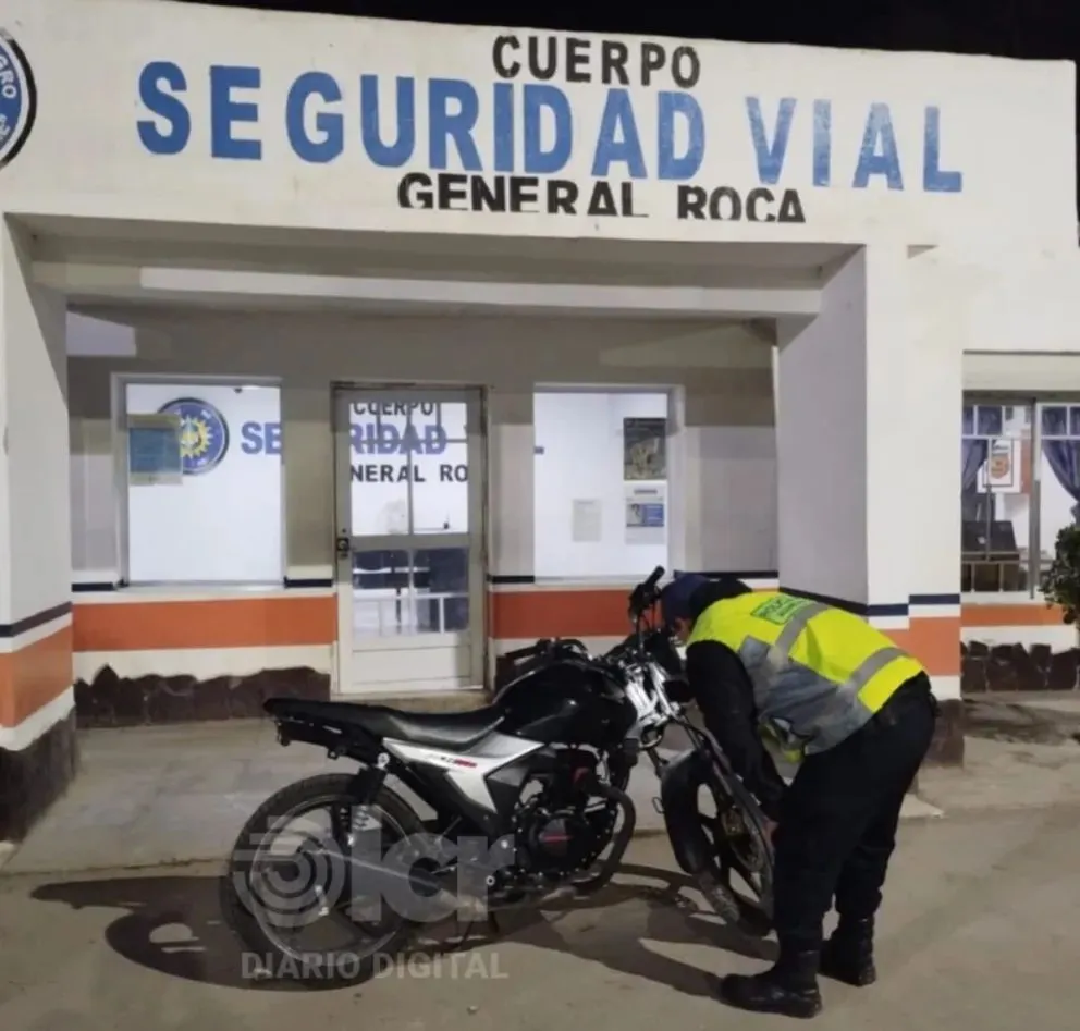 El control se realizó en la medianoche de ayer frente a la Caminera.
