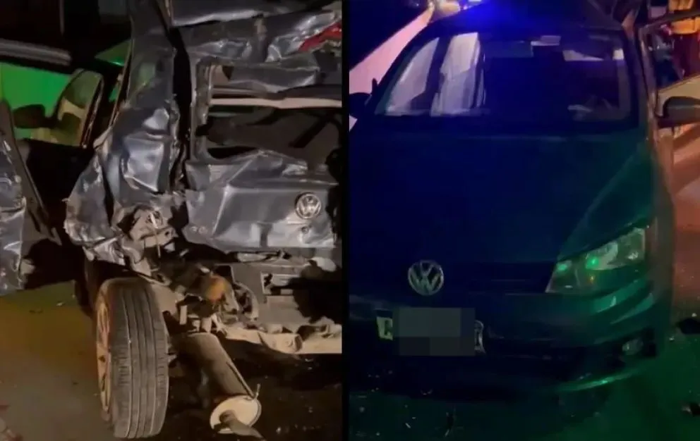 Frenó sin balizas en plena Ruta 22 y fue embestido por un camión. | Foto gentileza