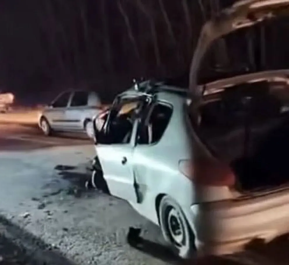El accidente fue en la ruta 151 entre Cipolletti y Cinco Saltos. 