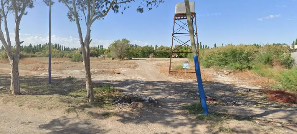 As&iacute; se ve actualmente el predio donde se encontraba el galp&oacute;n. 