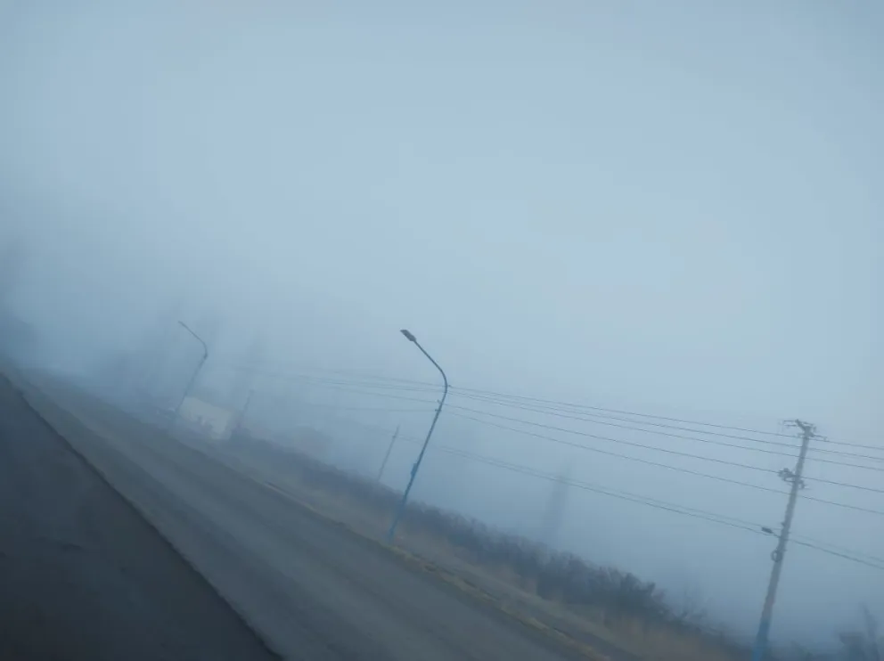 Las zonas de chacras se vieron mayormente afectada por la niebla. Foto gentileza.