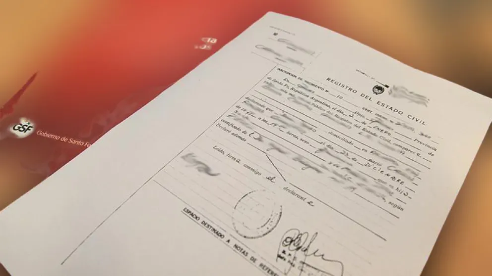 El derecho a la identidad está reconocido en la Constitución Nacional y en tratados internacionales como la Convención sobre los Derechos del Niño. Foto (Ilustrativa ANR)