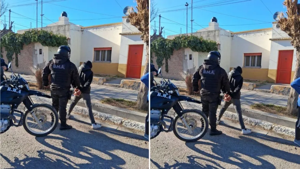 El joven tiene 21 años y está domiciliado en Luis Beltrán. (Foto gentileza)