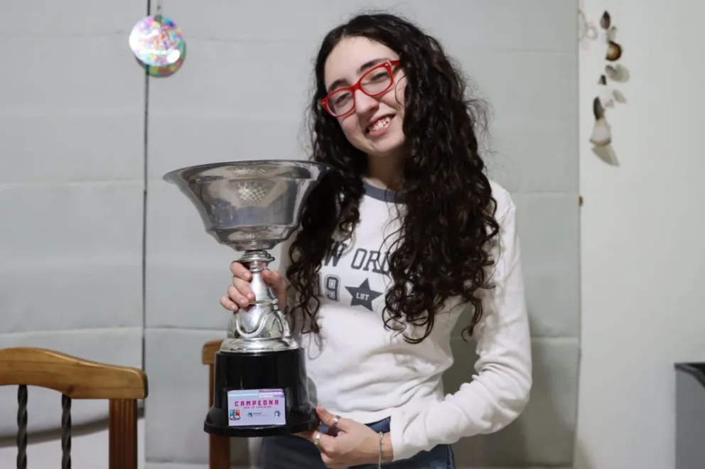 La joven se prepara de manera intensiva para el torneo, aun sin saber quienes serán sus rivales. (Foto Tania Domenicucci)