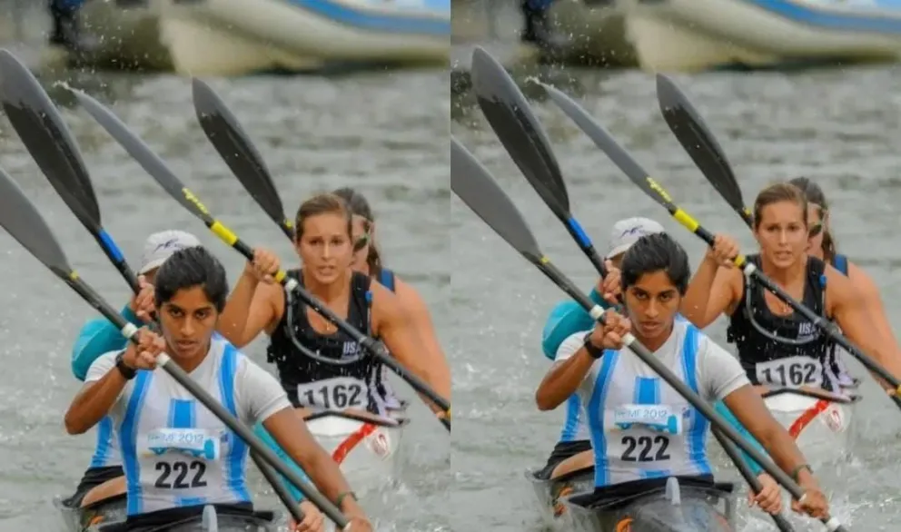 La deportista, quien además se desempeña como concejal de Roca, dio pelea durante la competencia. Foto gentileza.