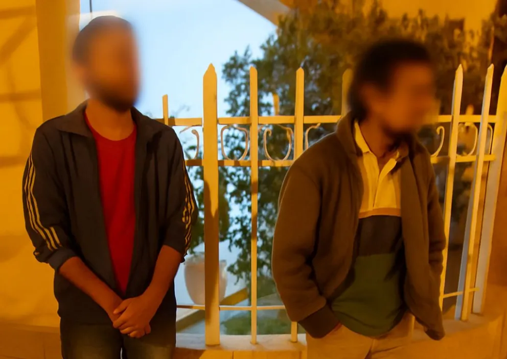 Los sospechosos de 30 y 39 años caminaban por calle Artigas y Rosario de Santa Fe. (Foto gentileza)